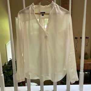 Ann Taylor cream blouse